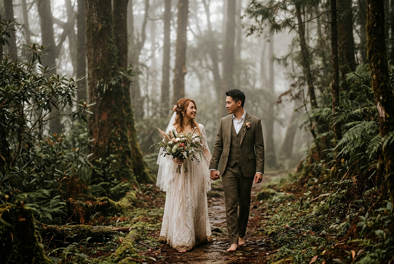 Romantic Couple in Highlands